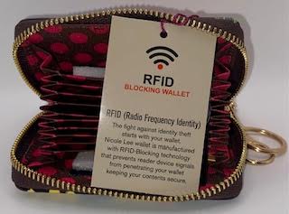 Nicole Lee RFID Floral Credit Card Wallet
