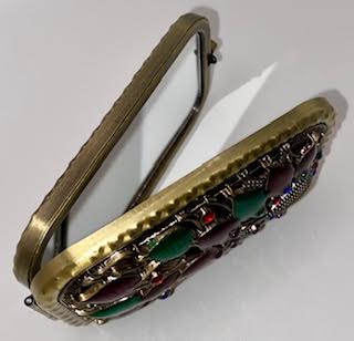Colorful Peacock Compact Mirror