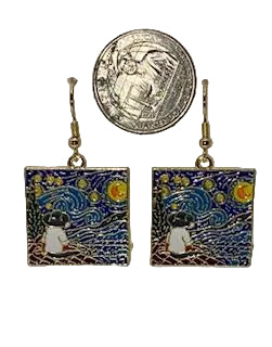 VG Art Painting Earring