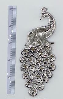 Colorful Crystal Peacock Brooch