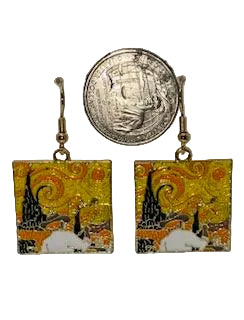 VG Art Painting Earring