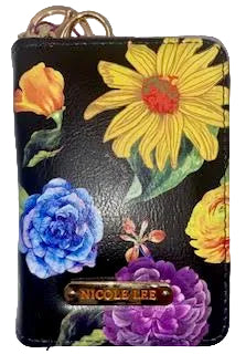 Nicole Lee RFID Floral Credit Card Wallet