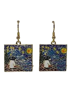 VG Art Painting Earring